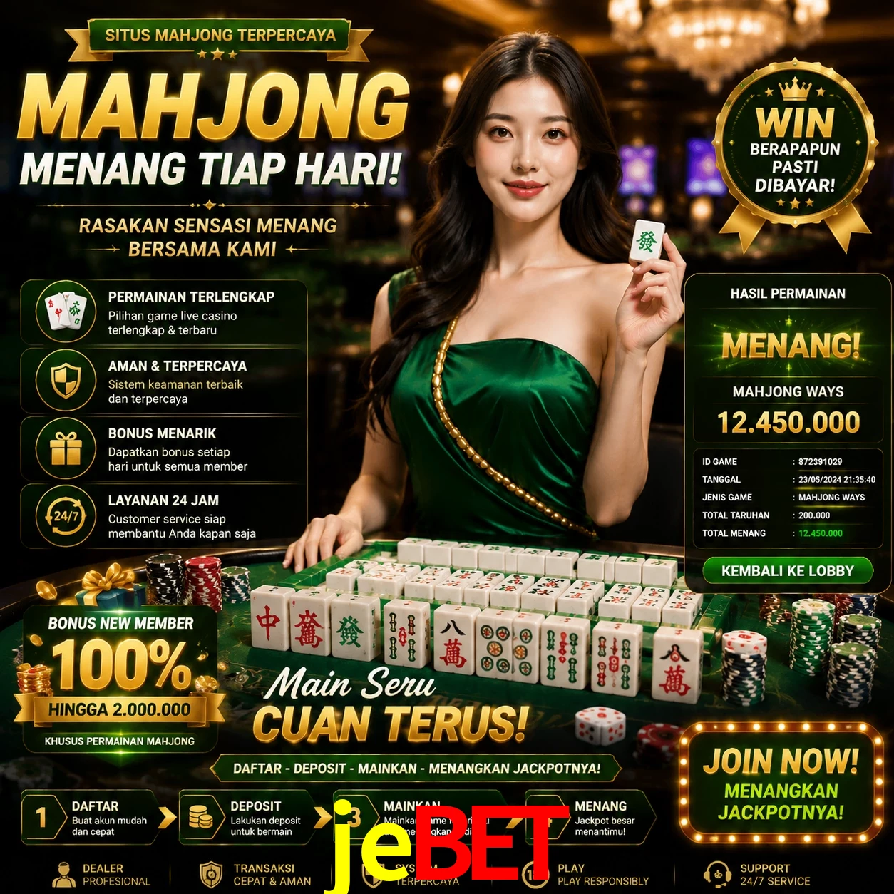 Cashback VIP jebet - reembolso semanal